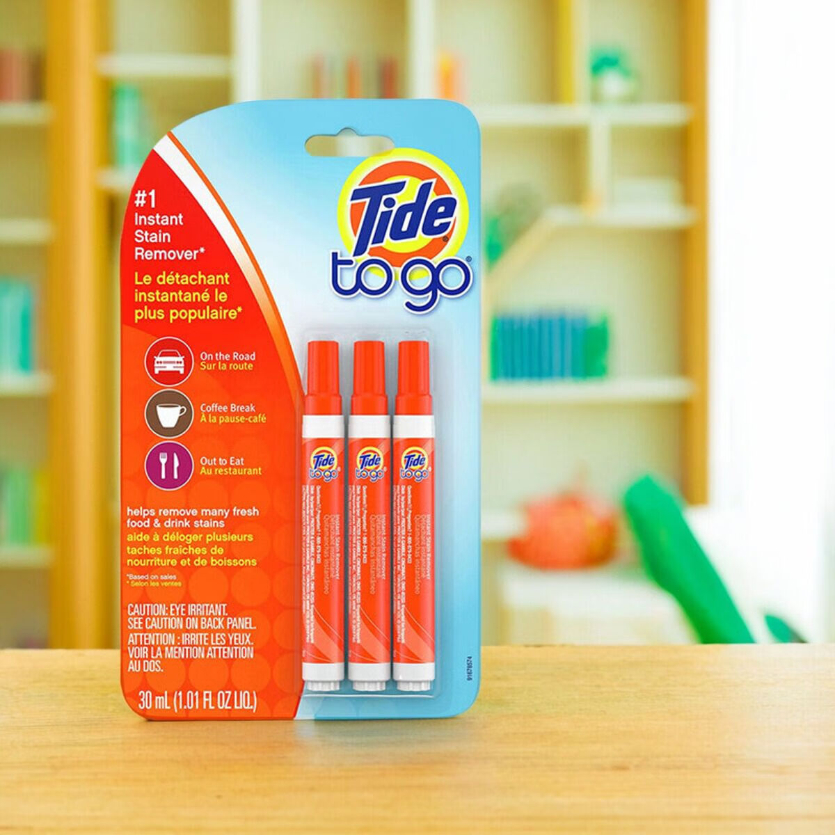 汰漬（TIDE）汰漬現貨美國togo去漬便攜式衣物應急筆清潔劑去污去 汰漬去污筆3支盒裝