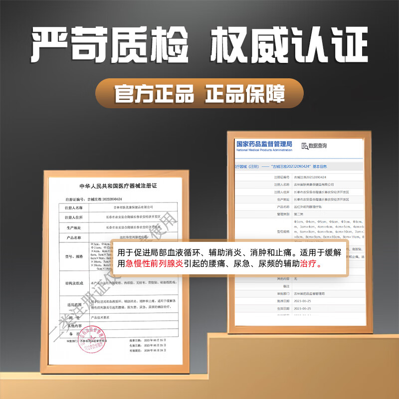 苗昶堂恩熙王氏远红外前列腺贴腰痛急慢性前列腺炎尿频尿急专用膏药贴 【周期装】三盒XQ
