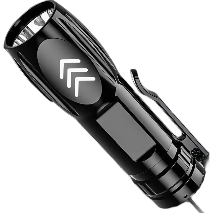 【百万爆款】户外手电筒usb充电居家户外露营登山照明灯京东物流 300毫安手电筒-S1超亮