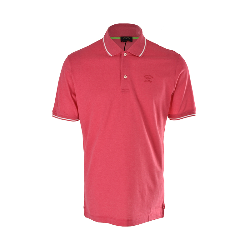 保罗与鲨鱼(paul&shark)男士纯色棉质短袖polo衫e19p1200奢饰品潮牌