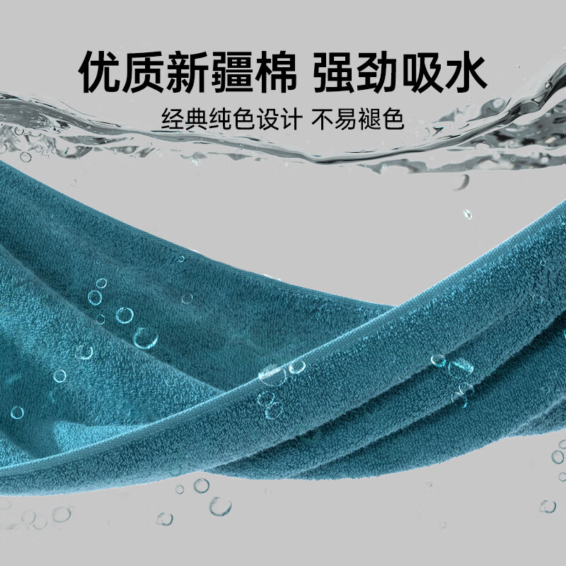 洁丽雅（grace）纯棉毛巾全棉精梳棉洗脸面巾7A抗菌美容巾批发节日团购福利 抗菌毛巾桔色 1条