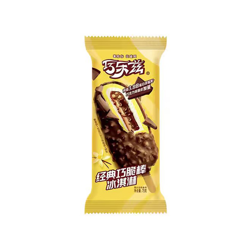 巧乐兹冰淇淋巧乐兹 巧脆棒巧恋果四个圈经典巧克力脆皮冰激凌冷饮 巧脆棒15支+巧恋果10支(1875g)