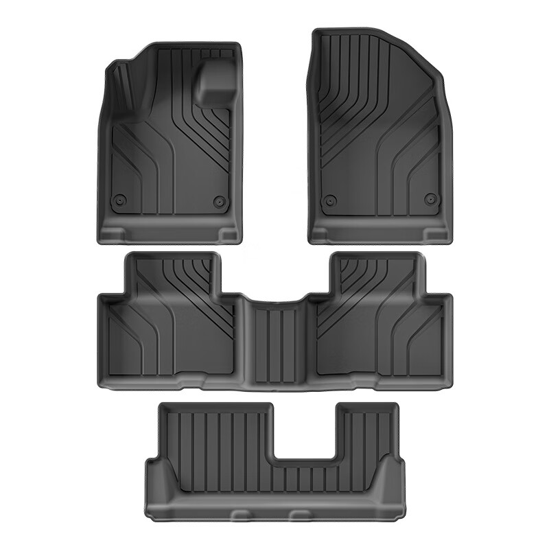 虔匠适用于23-24款EXEED-VXI星途揽月TPE汽车脚垫专车专用脚垫尾箱垫 23-24款EXEED-VXI星途揽月燃油七座单层