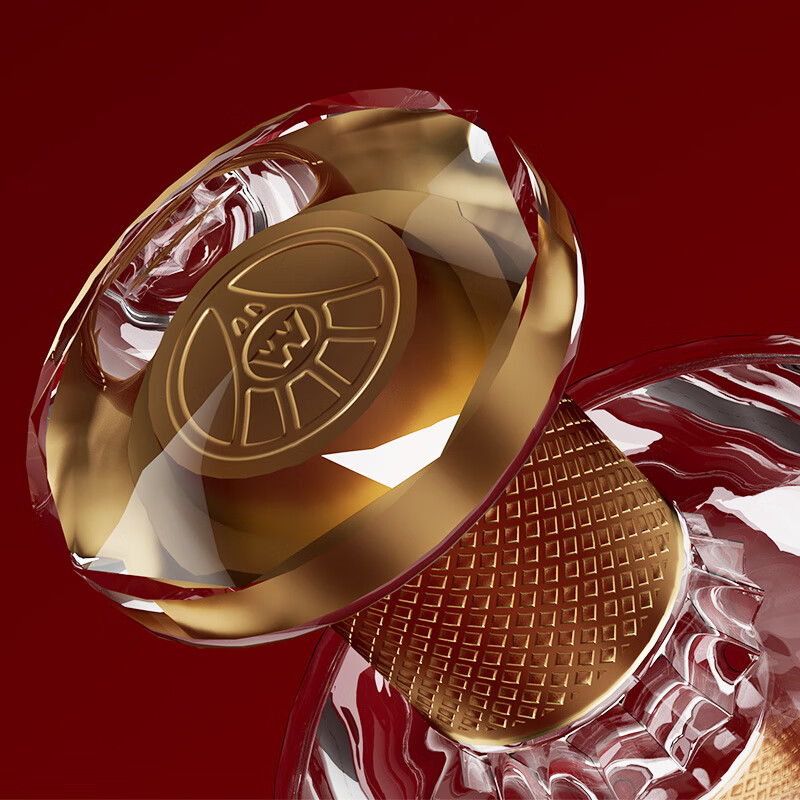 五粮浓香型【五粮液出品】 福喜迎门 高度白酒 送礼宴饮 52度 500mL 2瓶 臻选水晶礼盒