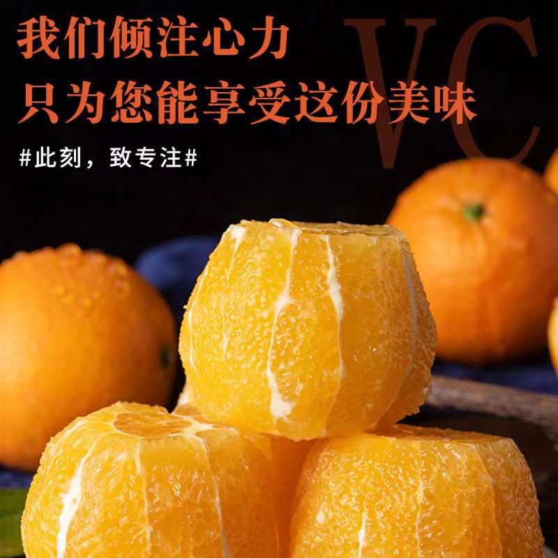 集南鲜  赣南脐橙 江西赣州手剥柑橘橙子当季孕妇新鲜水果橙子整箱礼盒 【状元橙】10斤彩箱 单果220-330g 净重9斤