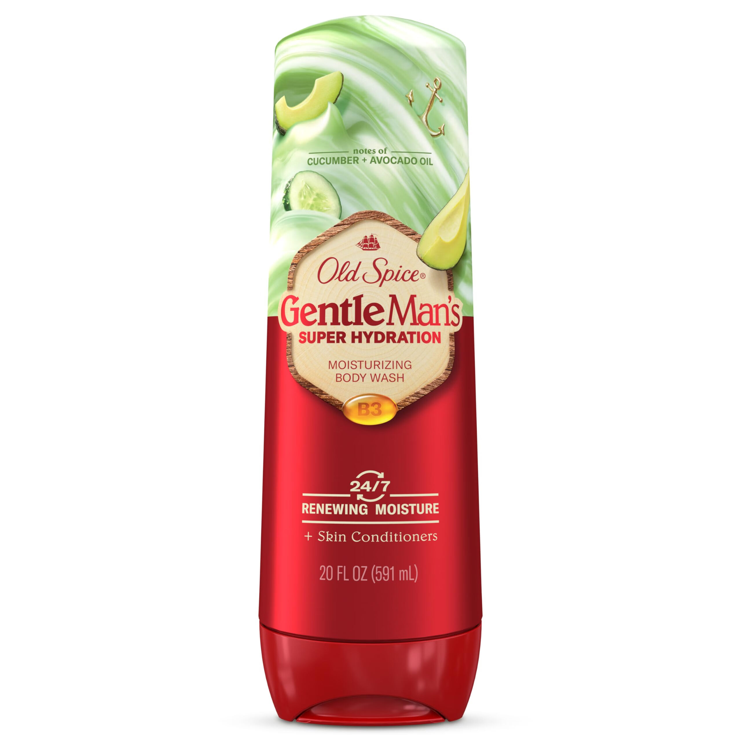 欧仕派Old Spice 沐浴露 保湿 男性 非常保湿 590ml 1件装 20 Fl Oz (Pack of 1)