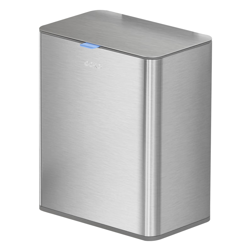 CCKO垃圾桶 家用大號衛(wèi)生間廚房垃圾桶帶蓋壁掛式櫥柜門桌面垃圾桶 升級款-8L不銹鋼【壁掛免打孔】