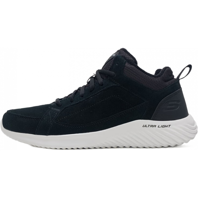 ���ڲ�����˹���棨Skechers����Ь����2025�¿�����Ь��ůЬ�߰�Ь�ӹٷ���Ʒ�˶�Ь��Ьѩ��ѥ �ڰ�ɫ-BKW 41 (260mm)