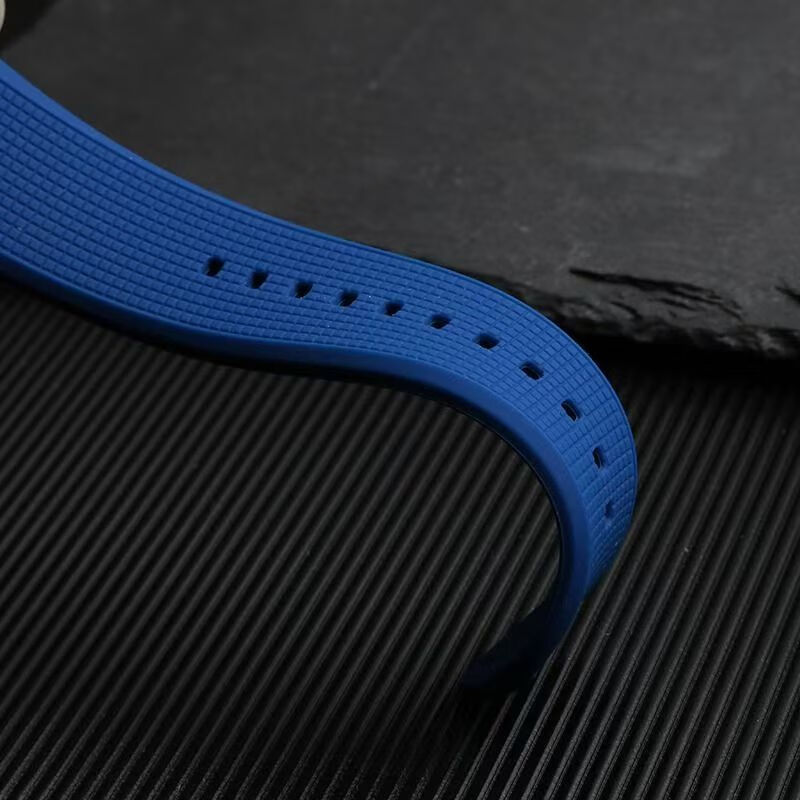 适配天梭力洛克硅胶表带杜鲁尔时魅海星系列黑色-银蝴蝶扣19mm 黑色+银蝴蝶扣 21mm【表带宽度】