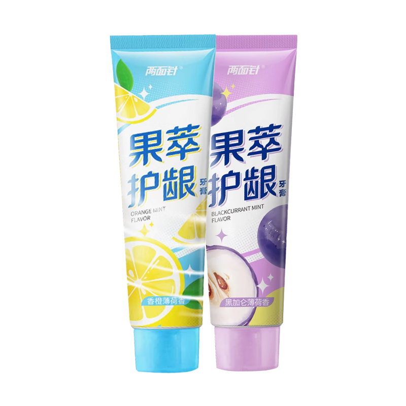 兩面針（LMZ）果萃護(hù)齦牙膏 清新口氣 防蛀固齒 強(qiáng)健牙齦含氟120g*2支