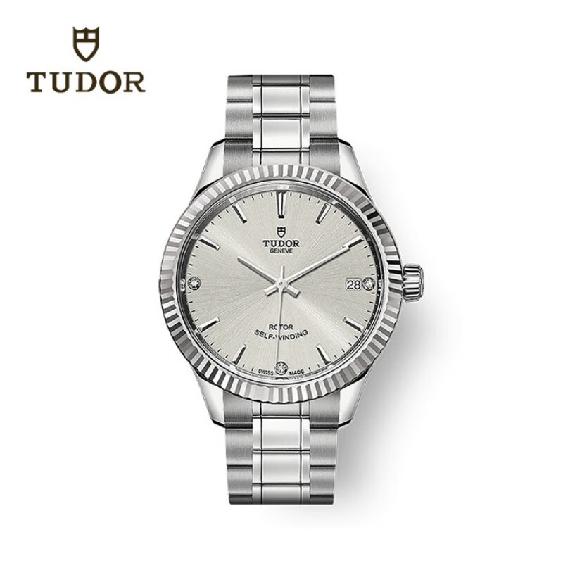 帝舵（TUDOR）风尚 瑞士手表 钢带银盘 机械女表 34mm M12310-0007