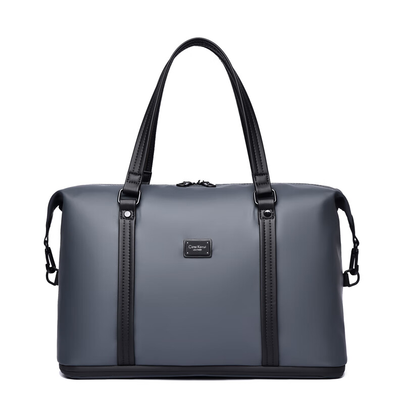 DRYWORLD旅行包女短途手提女神节运动旅游包轻便收纳出差行李袋男 灰色