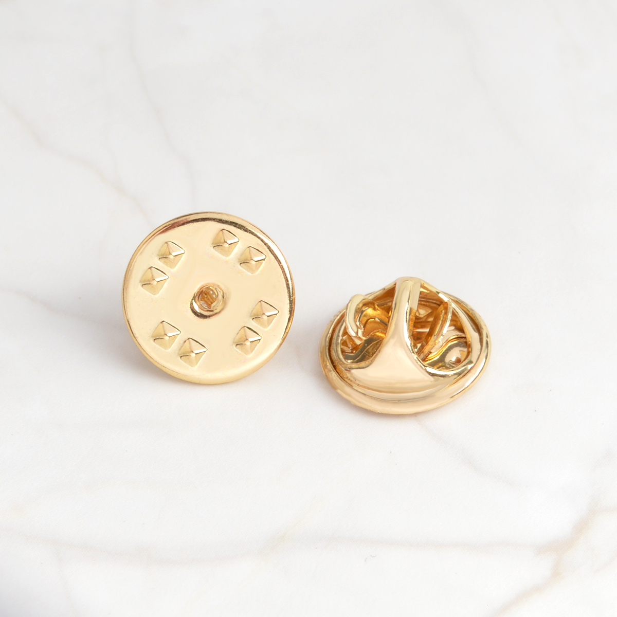 合金扣子胸针领针背扣刺马针底座通用扣子蝴蝶扣胸章徽章备用扣子