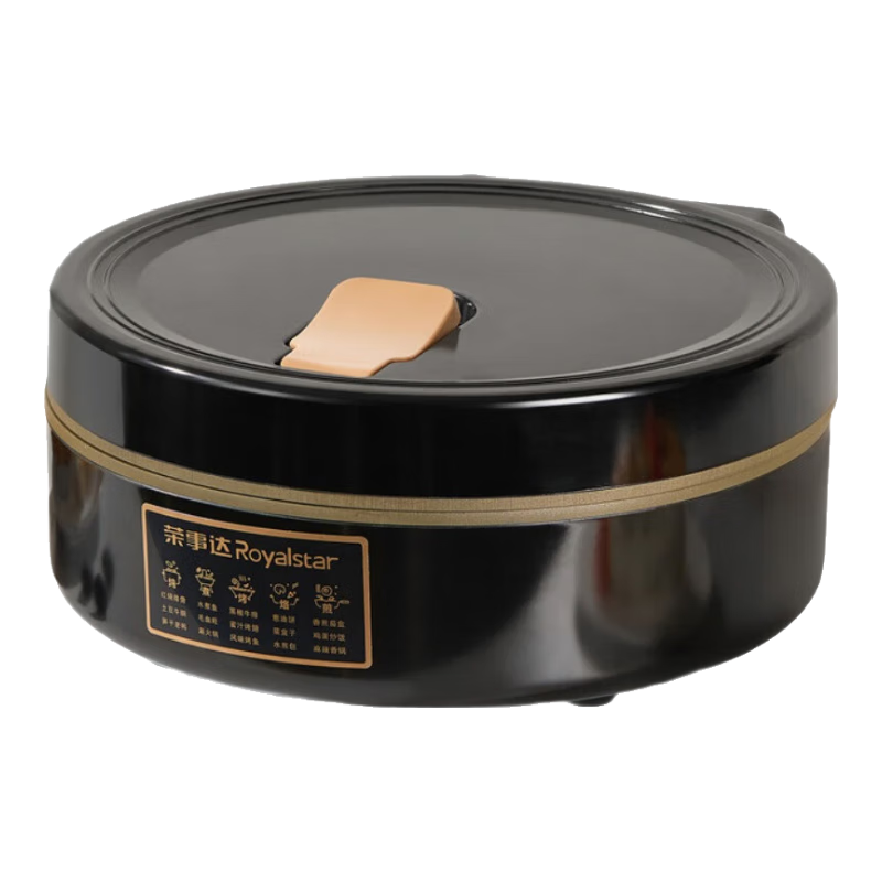 荣事达（Royalstar）电饼铛家用双面加热加大加深烙饼锅不粘煎饼机新款电饼档 黑色升级钛涂层【5.2cm加深/30cm加大】