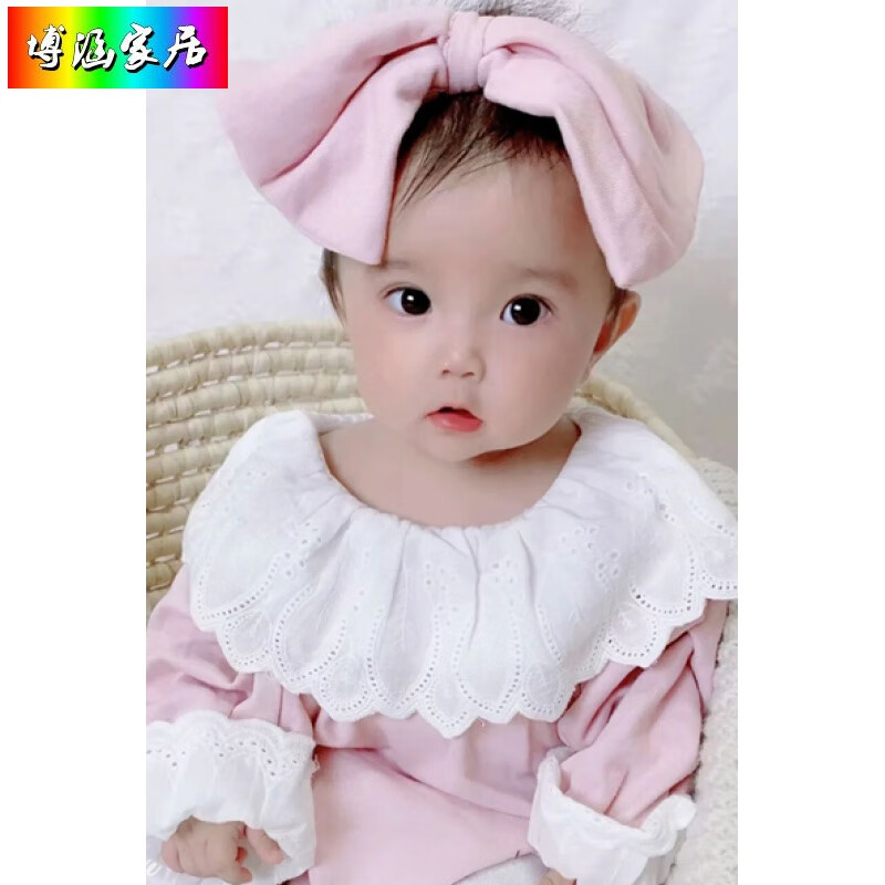 大眼睛萌娃画报 可爱女宝宝图片墙贴婴儿照片海报孕妇养眼漂亮女孩
