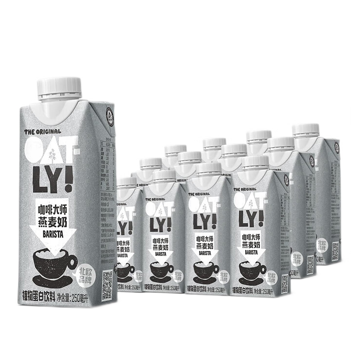 OATLY ���ȴ�ʦ������ ���Ȱ���ֲ�ﵰ������ 250ml*18 ����ֽ 83Ԫ