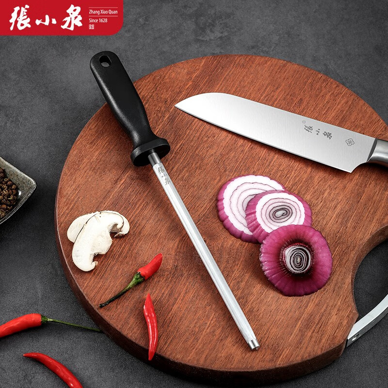 张小泉磨刀棒高碳钢磨刀棍家用菜刀磨刀石厨师专用磨刀器工具快速磨刀