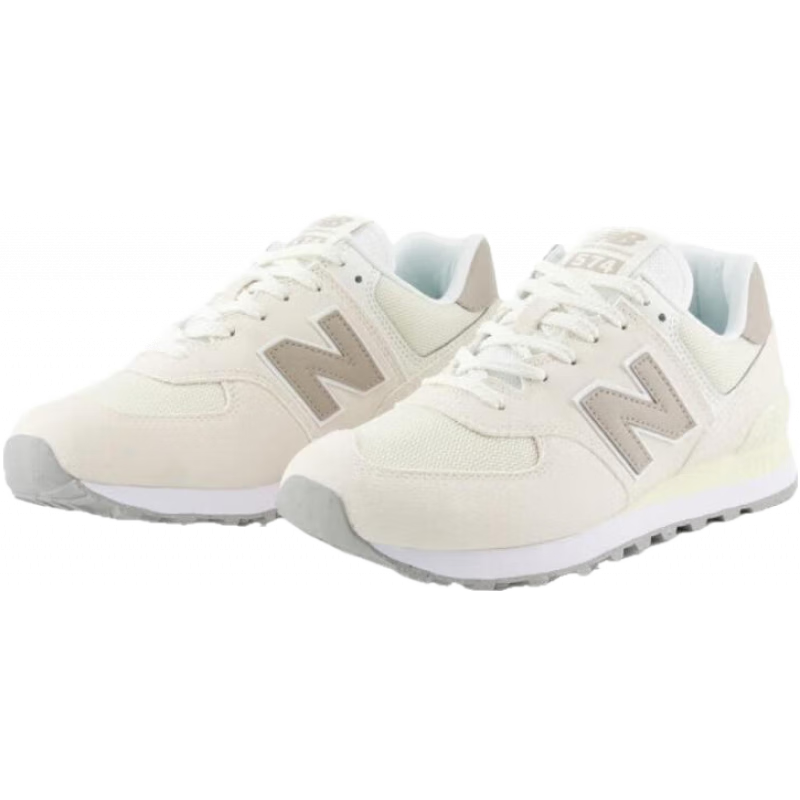 NEW BALANCE NB574官方休闲鞋男鞋女鞋情侣复古舒适轻便休闲运动鞋 米白色 U574ESC 37 (脚长22.5cm)