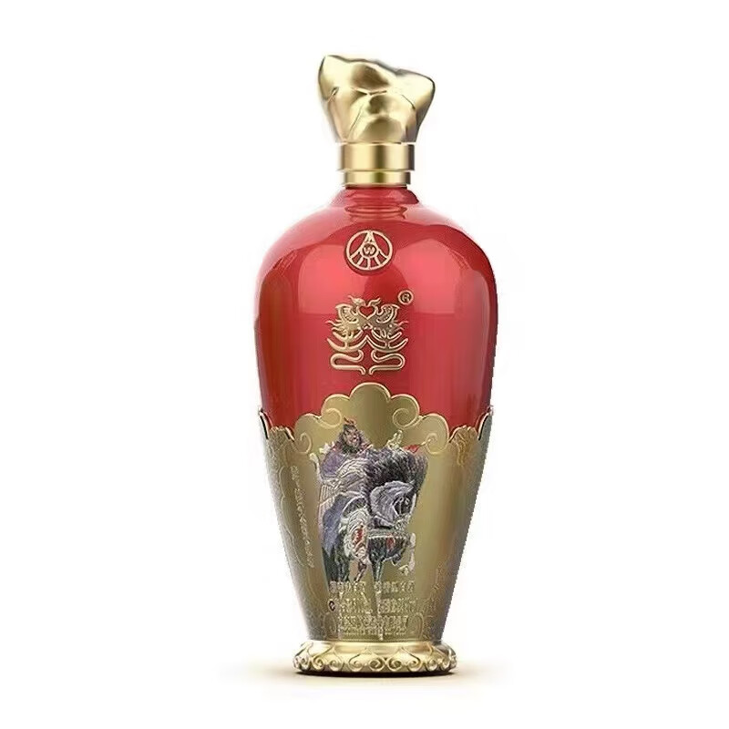五粮液(WULIANGYE)囍·五虎上将文化纪念酒双支装 52度 500mL 6瓶 一箱