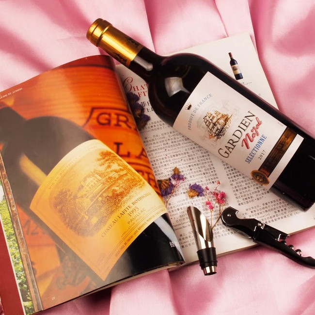 加蒂诺亚（GARDIEN）红葡萄酒 法国原装进口葡萄酒 750ml    加蒂诺亚特选干红整箱6支