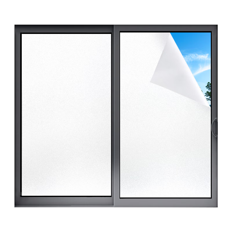 墨斗魚窗戶防窺膜磨砂玻璃隱私貼膜1.2*2m背膠不易掉衛(wèi)生間浴室?guī)N紙