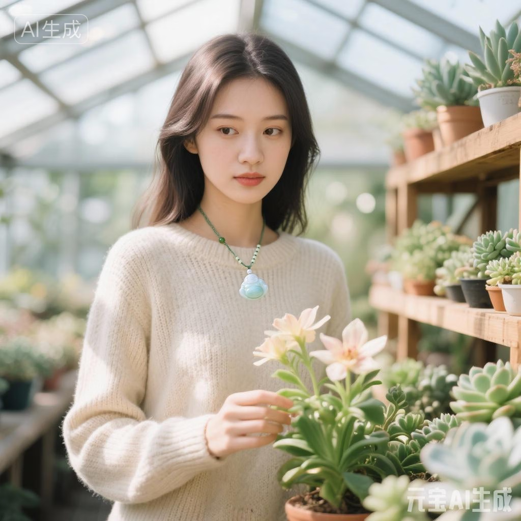 可玉可求翡翠玉佛公吊坠 女款冰飘绿大肚弥勒佛玉佩 玉石佛像挂件 亲朋好友礼物