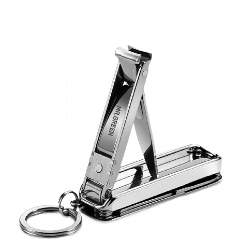 MR.GREEN德國 多功能指甲刀鑰匙扣單個裝男 可攜式指甲鉗折疊指甲剪 小號Mr-1098SL 1件