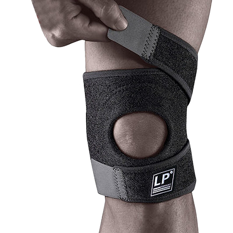 lp788ca护膝运动支撑强透气舒适篮球羽毛球膝关节防护护具比赛型 均码