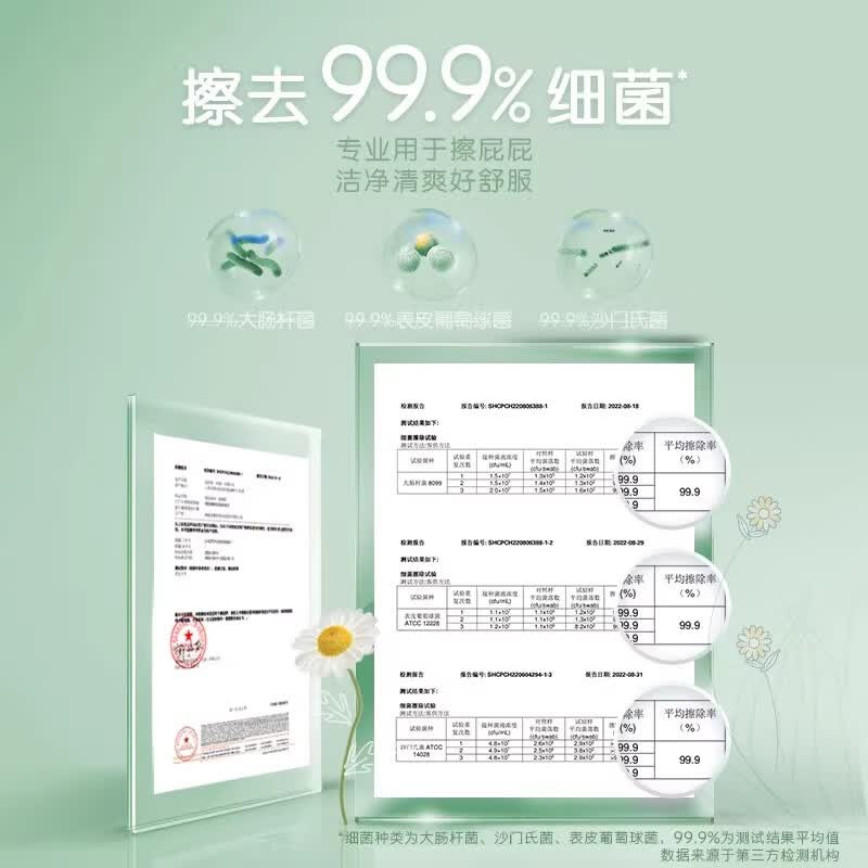 舒洁（Kleenex）植物双萃湿厕纸100抽 加厚洁厕湿巾厕纸擦屁股湿巾 家庭装湿厕纸 植物双萃湿厕纸 【100抽*6包】 100抽*6包