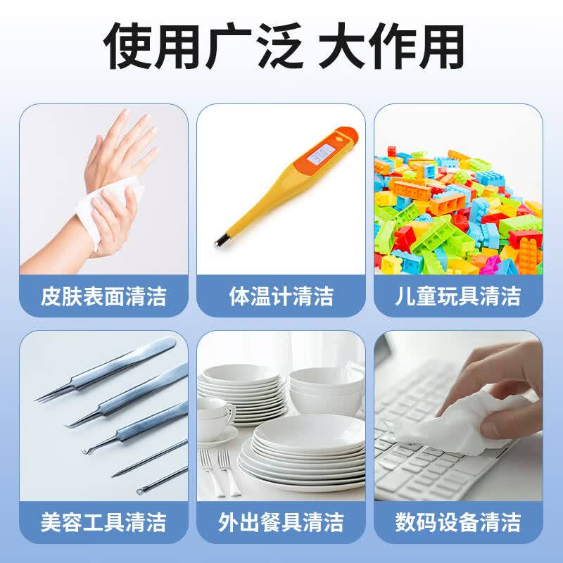 飘安医用酒精棉片75%便携式独立包装一次性测血糖消毒棉片6x5cm 6*5cm 300片(100片/盒共3盒)