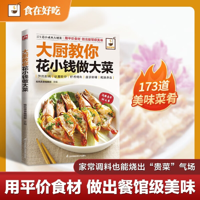 新华正版 大厨教你花小钱做大菜 轻工业、手工业