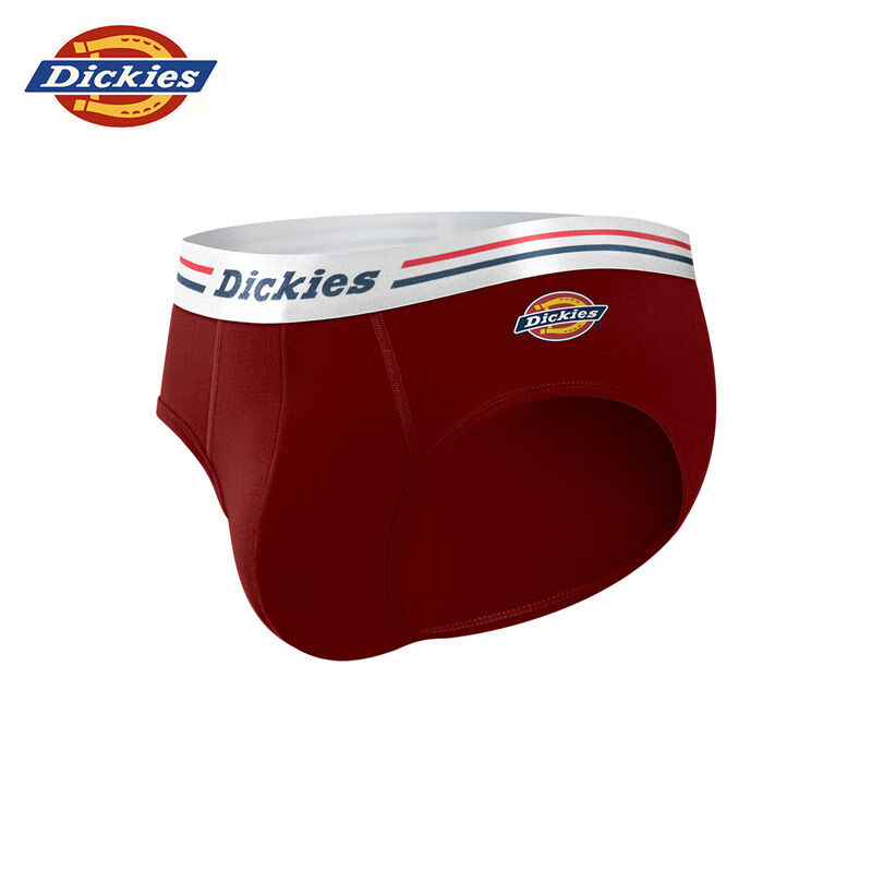 Dickies男士内裤三角裤纯棉10A抗菌冬季透气窄边性感全棉青少年加大宽松 藏青色三条装 3条 4XL 【建议200-230斤】