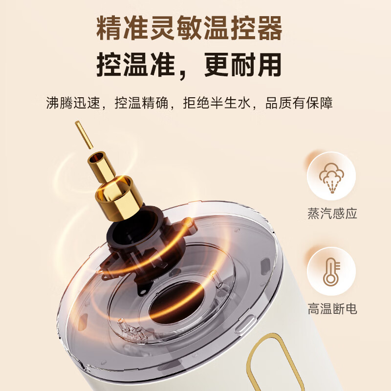 奥克斯（AUX）烧水壶电热水壶烧水家用自动断电保温一体全自动恒温大容量开水壶无缝一体内胆 0涂层 1.8L /304不锈钢 无保温