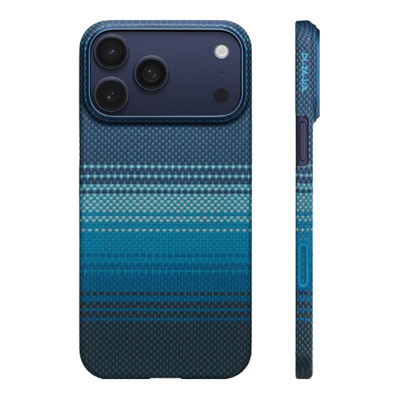 PITAKA【PitaTap?超薄款】適用蘋(píng)果iPhone17ProMax手機殼相機按鍵全包16凱夫拉磁吸裸機手感高級保護套 月升 iPhone17Pro手機殼