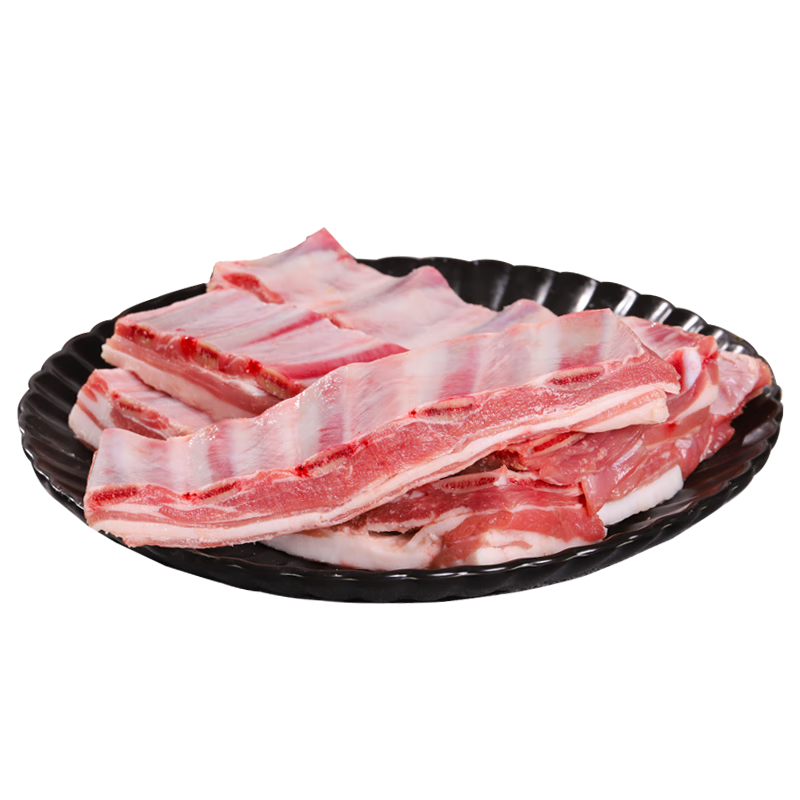 鲜京采宁夏盐池滩羊 羊小排净重2斤 羊排条 羔羊原切羊肉 生鲜烧烤清炖