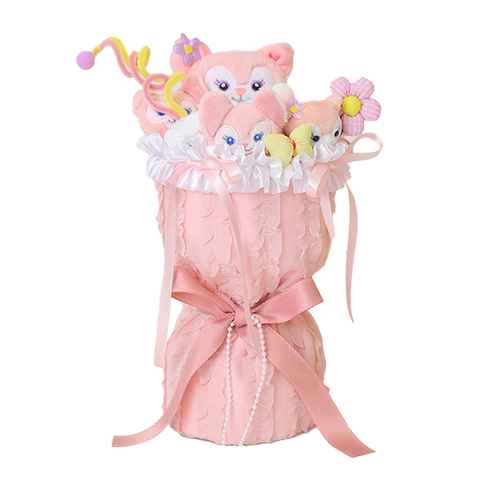 愛尚熊手捧花束玩偶毛絨布娃娃貝爾玲娜公仔禮盒兒童生日禮物送女生女友