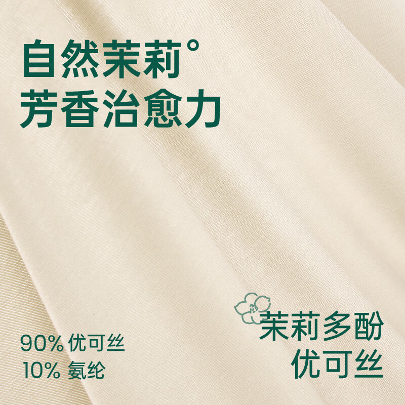 安之伴【软绵绵】睡衣女款春秋季优可丝宽松大码带胸垫可外穿家居服套装 杏子灰【内置胸垫-柔软有弹性】 S