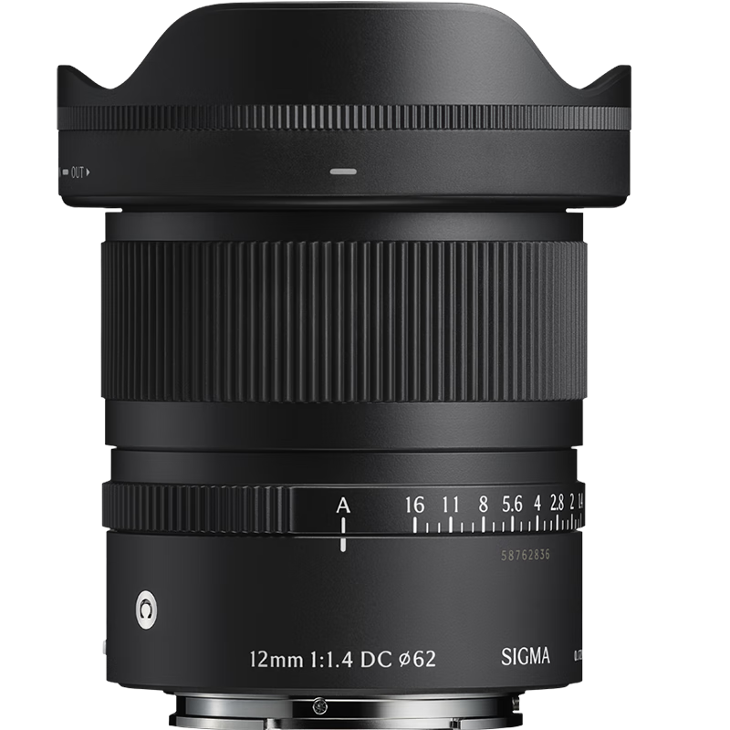 ������SIGMA��12mm F1.4 DC��Contemporary �뻭�� ���Ȧ��Ƕ�����ͷ ΢����⣨����E���ڣ�