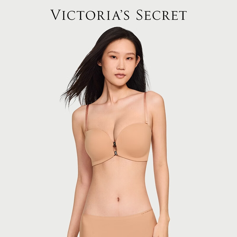 维多利亚的秘密 文胸胸罩女士内衣1-2 3XY0裸色-前扣款 11262522 75B （34B）