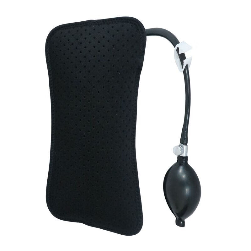 通用充气腰垫旅行便携带家用 护腰带气囊腰枕充气垫牵引垫腰椎撑透气 默认