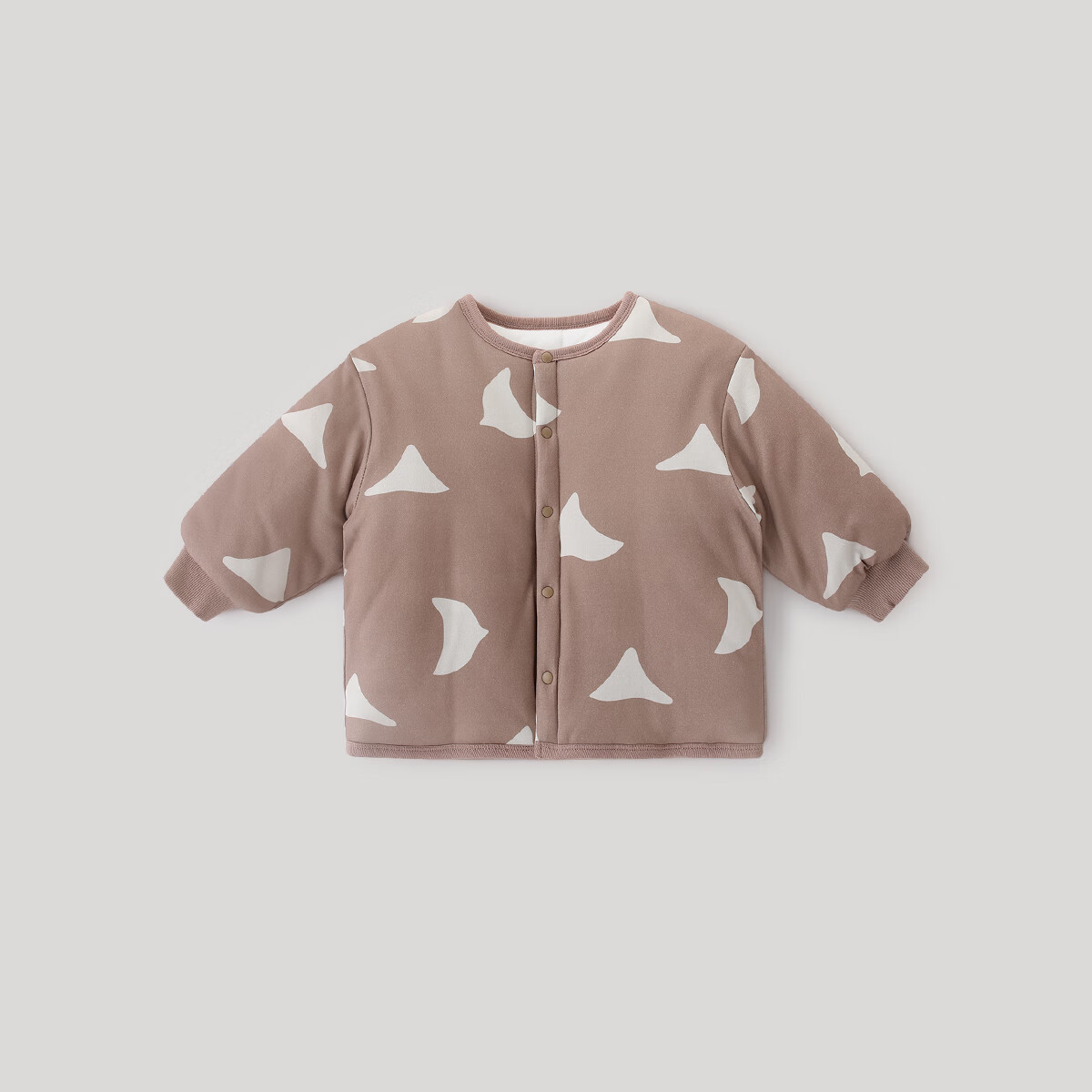 巴厘小猪儿童棉服冬季校服内搭神器男童棉衣加厚保暖宝宝棉袄女童夹棉外套 摩卡秋日信鸽 90