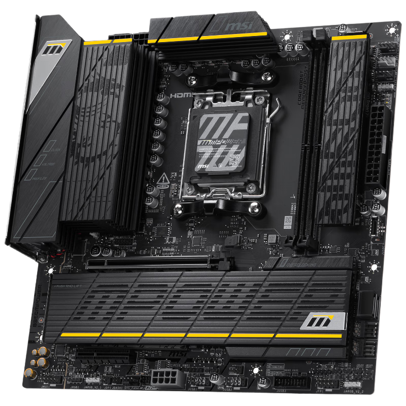 ΢�� B850M POWER ���� AMD ����9 9950X3D CPU��װ 6200Ԫ