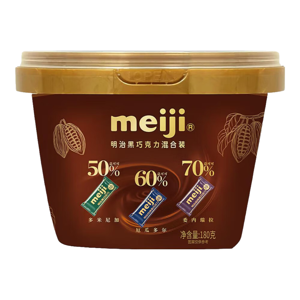 ����meiji ���ɿ������װ 180g Ͱװ ������ʳ����װ ����������Ů�� 39.9Ԫ