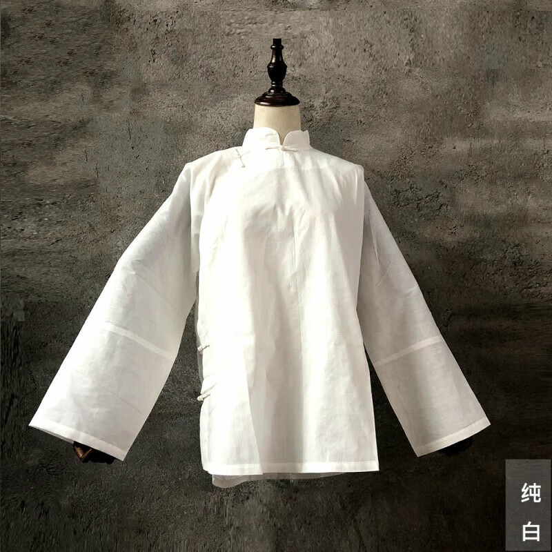孝衣纯棉上衣孝裤套装丧服孝帽男女大襟传统孝服孝子孝女纯白葬礼