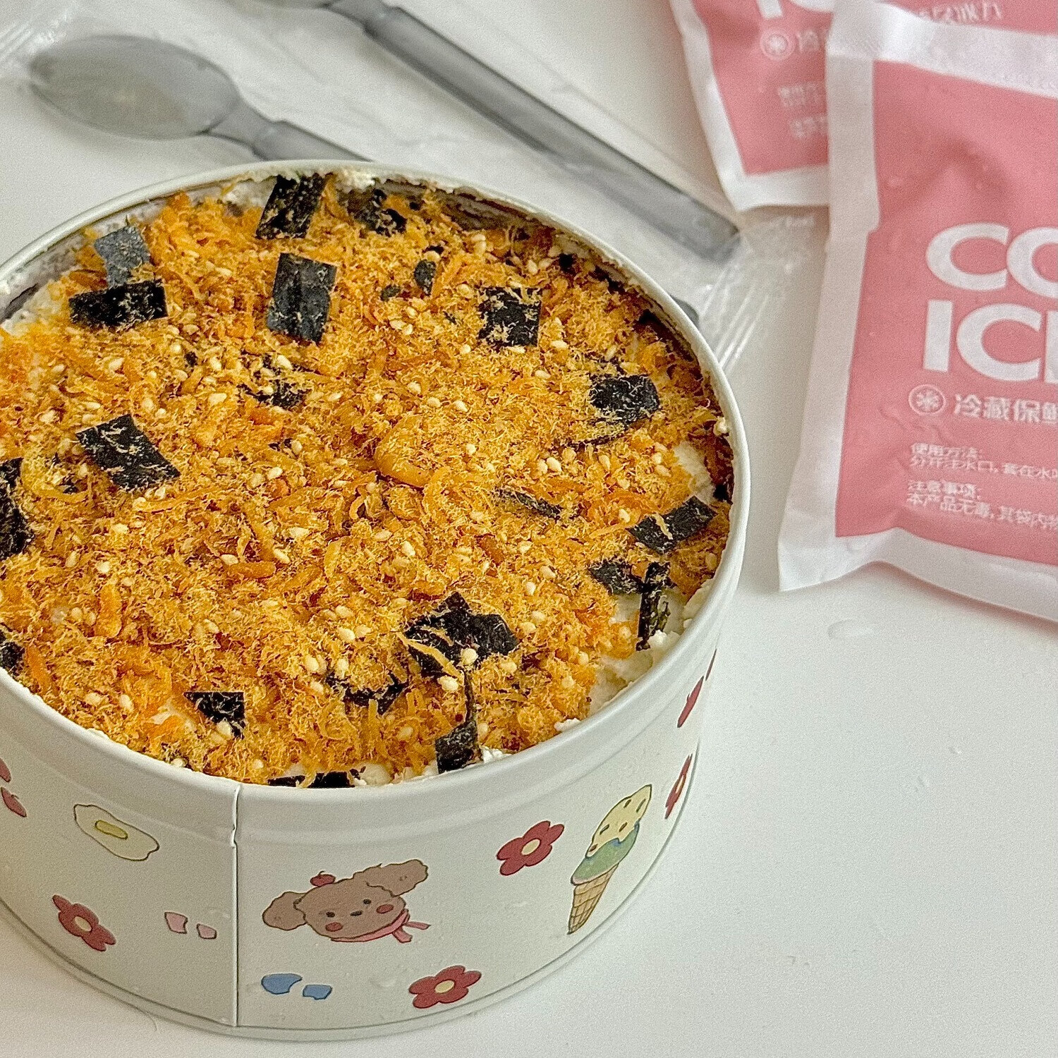 焙尔妈妈奶黄芋泥肉松蛋糕·五寸动物奶油新鲜好吃生日蛋糕下午茶休闲甜品 奶黄芋泥蛋糕铁罐5寸600g*1盒 顺丰发货(下单前请看详情页第一张)