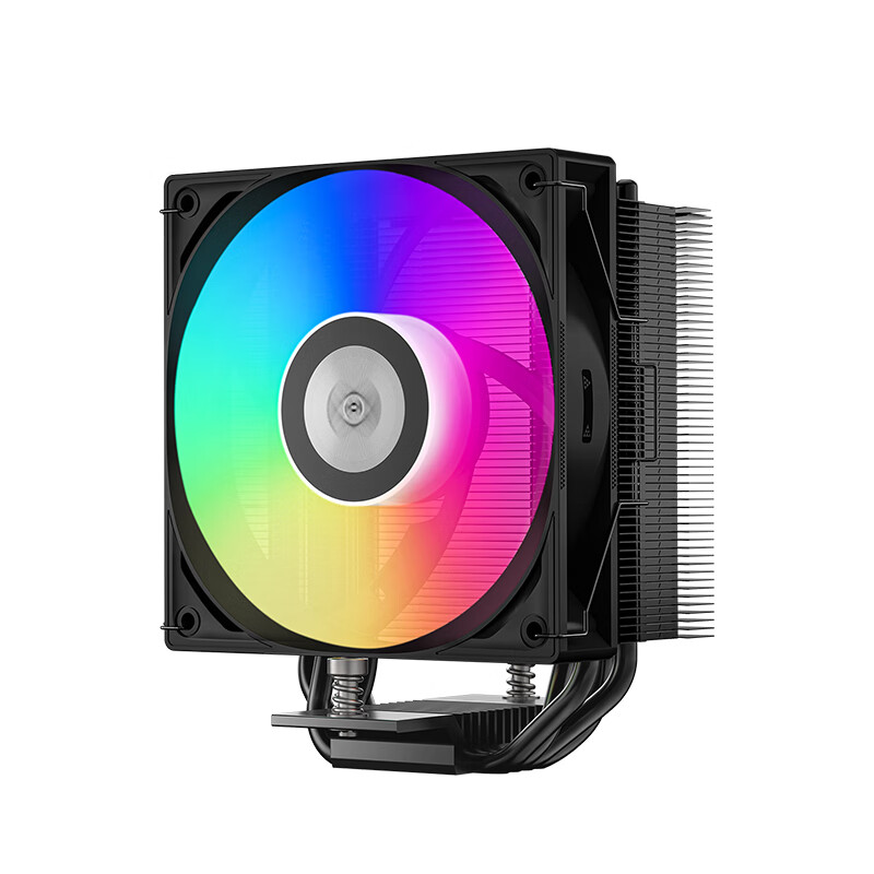 超频3（PCCOOLER）RT400 BK CPU风冷散热器（4热管单塔/高风压性能风扇/三角波浪鳍片/1700/AM5） RT400 黑色ARGB