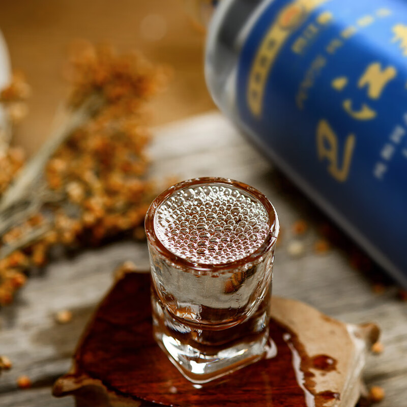 巴江春酒 52度清香型 纯粮酿造口粮酒自饮白酒 45度 450mL 6瓶 【蓝色经典】