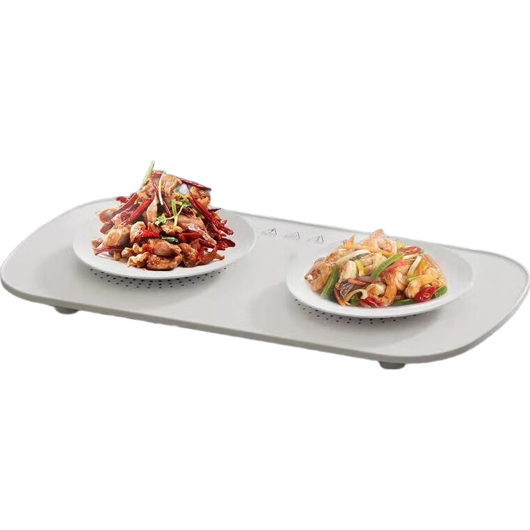 智能保温菜板多功能家用饭菜保温板恒温加热热菜恒温防冻温牛奶温热水温菜保温板餐桌神器R15 白色智能保温板【升级版】急速加热-智能恒温-防干烧