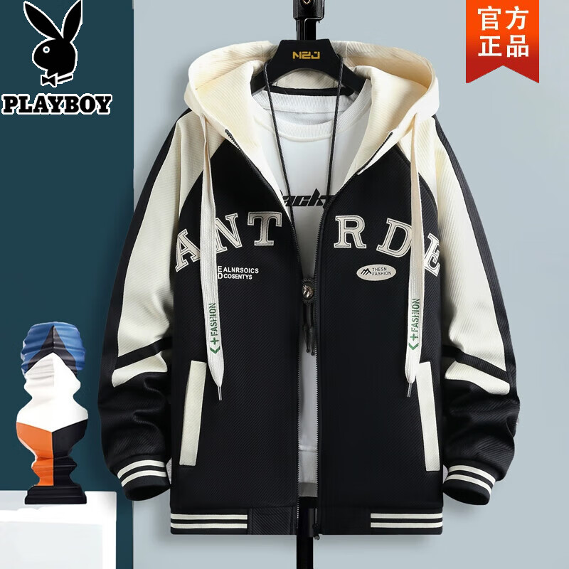 ���ڲ������������ӣ�PLAYBOY�����＾��ñ���¼п��¿�������װ��ѧ�������·�������˧������ 10738/T8832��ɫ XL 108Ԫ