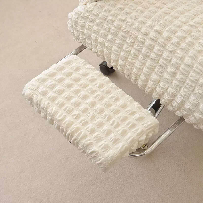 咏幻电脑椅可躺全包套罩办公椅套老板椅套子单人沙发防尘套书房转 驼色是椅套不是椅子 大号椅套送搁脚凳子套